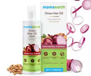 mamaearth onion hair oil