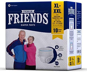 friends adult diaper pants