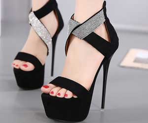 Women High Heel Lock and Key 15cm Round Toe High Heels for Men | eBay-totobed.com.vn
