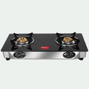 pigeon by stovekraft favourite glass top 2 burner gas stove