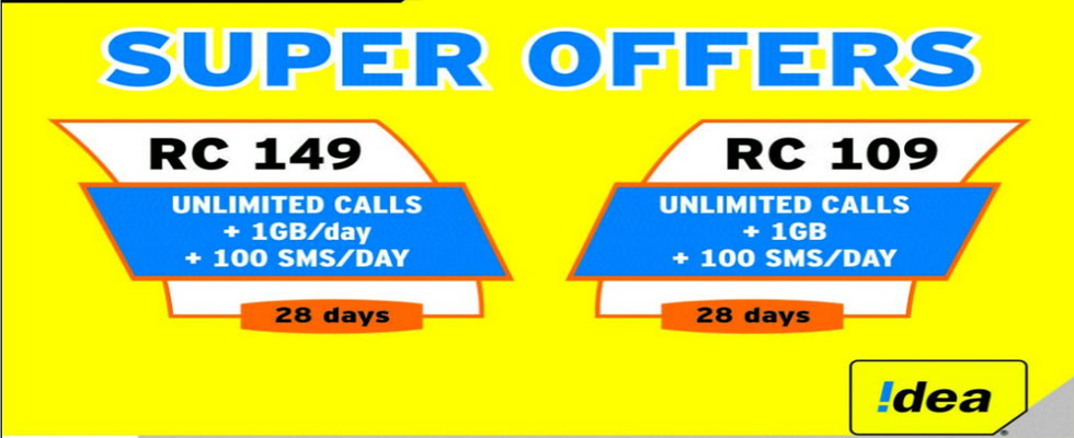 Idea Prepaid Recharge Offers Plan Online