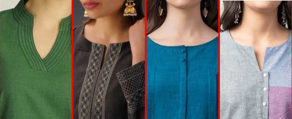 Make a Statement  With Fashionable Collar Neck Designs For Kurtis