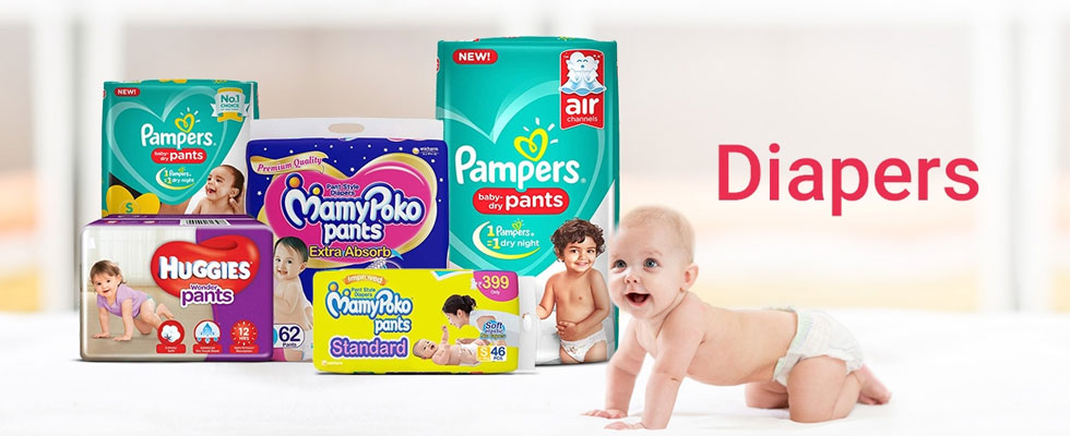 Find Amazing Deals on Best Diapers For Babies in India