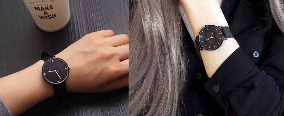 Black Watches For Girls: Buy Branded Timepieces 