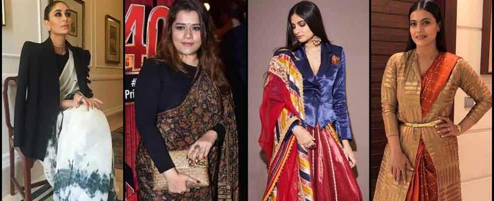 Winter Coats To Wear With Saree For Women
