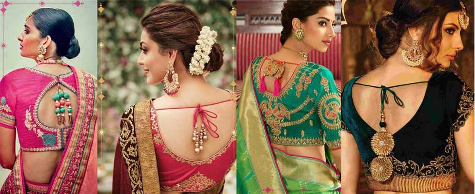 Fashionable Latkan Dori Designs For Blouses