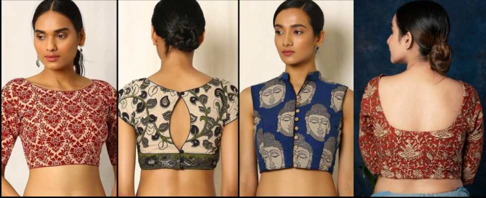 How to Styling a Plain Saree with a Stunning Printed Blouse