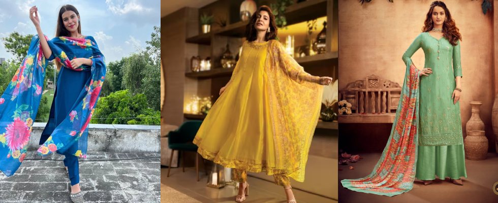 Affordable Kurta Sets with Dupatta Under 1000 Rs