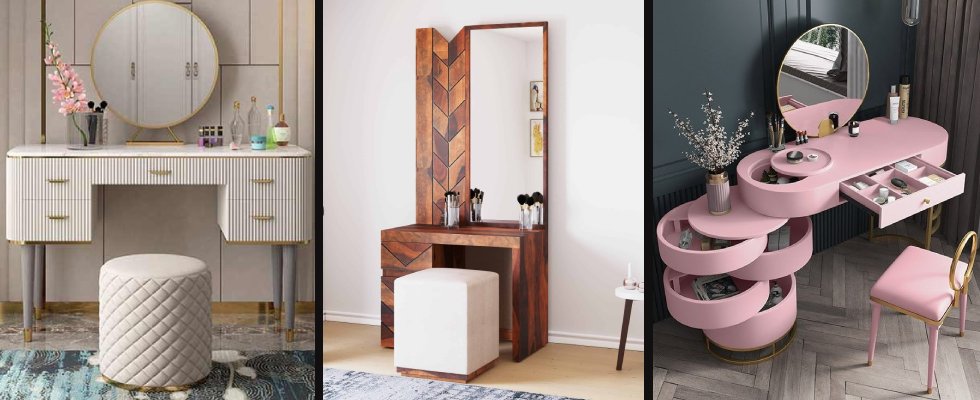 Elevate Your Bedroom with Modern Dressing Table Designs from Top Brands