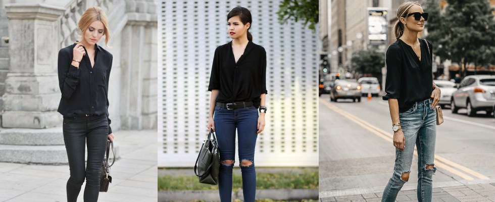 Timeless Elegance of Women Black Button-Down Shirt