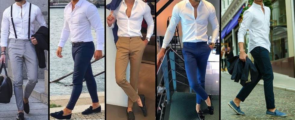 White Shirt For Men with Pants Combination To Try For Best Results