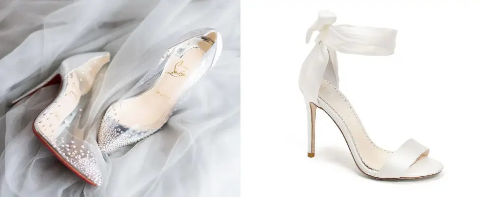 What Types of Shoes Are Most Commonly Worn by Brides on Their Wedding Day?