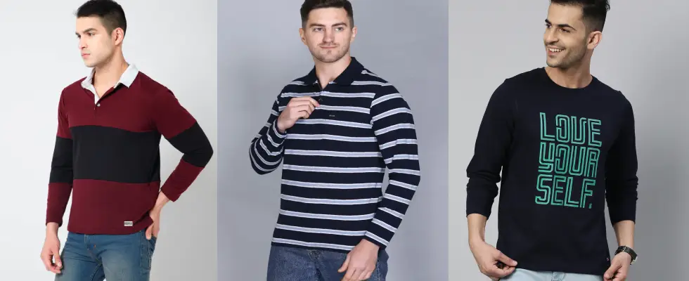 T-Shirts for Men Full Sleeve Under Rs.500