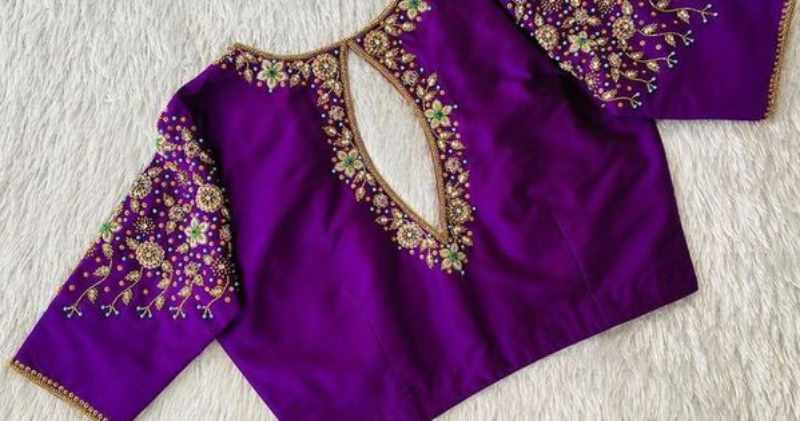 Abstract Blouse Design