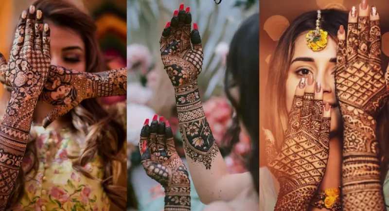Arabic Style Mehndi Design