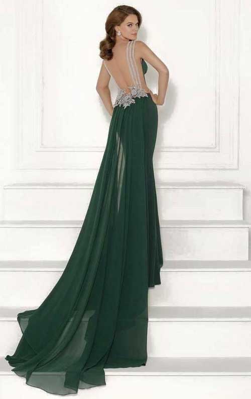 backless long frock designs for girls
