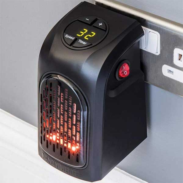 BELLUXA wall outlet 400-watt electric Handi room heater