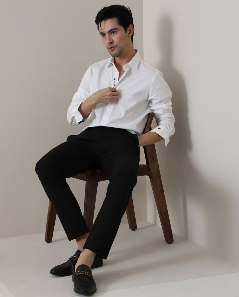 Black Pants With White Shirt