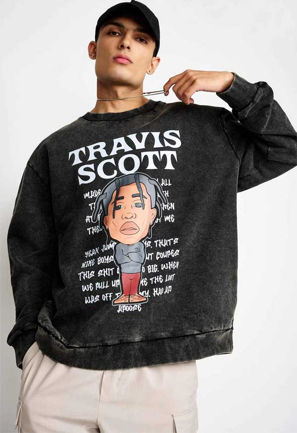 Bonkers Corner Travis Scott Faded Sweatshirt
