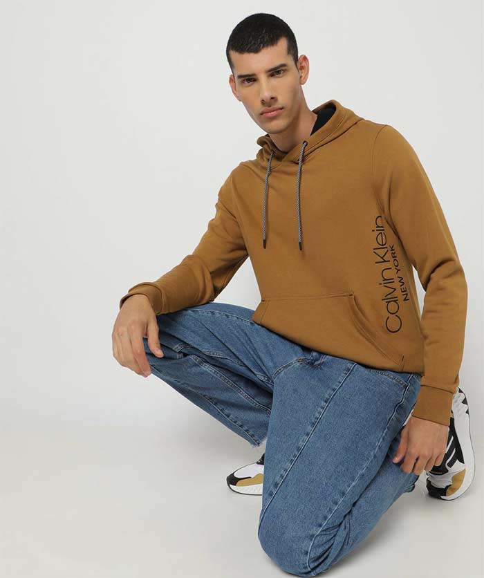 Calvin Klein Jeans Brown Sweatshirt