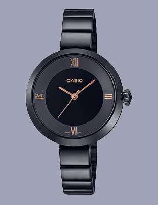 Casio Analog Black Watch for Girls