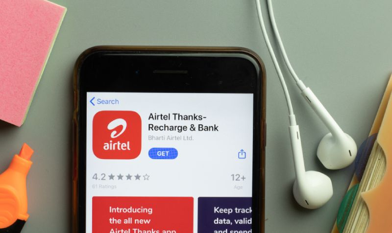 Check your Airtel balance in the Airtel Thanks app