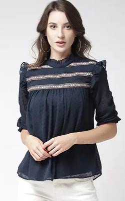 Chiffon Tops For Girls
