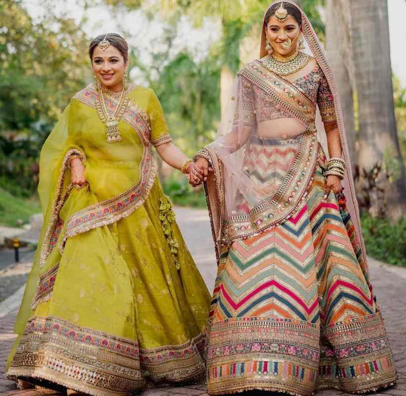 Colours Popped Out Lehenga