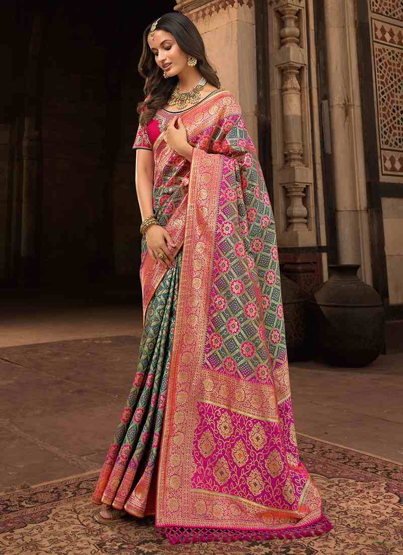 Contemporary Colors and Prints in Bengali Sarees