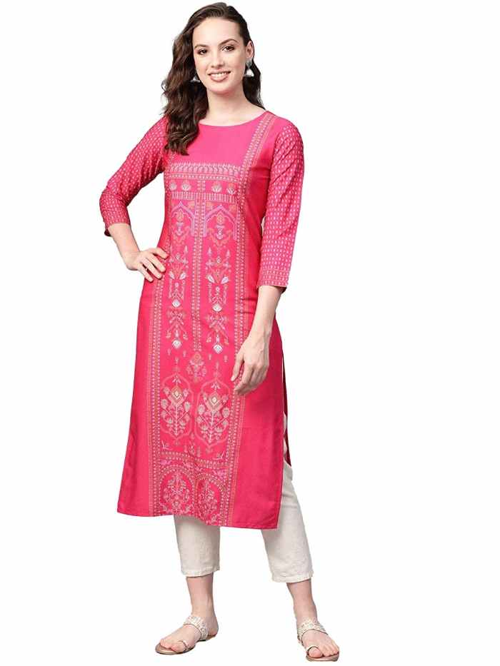 Crepe Printed Kurti