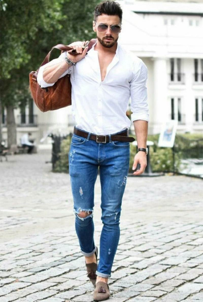 Light Blue Jeans Matching Shirt Combinations