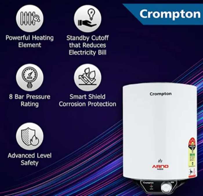 Crompton Arno Neo 15-L 5-Star Rated Storage Water Heater