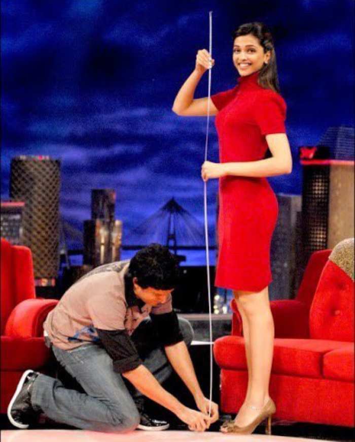 Deepika Padukone Height In Feet Without Shoes/Heels