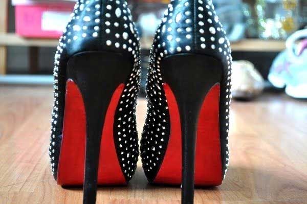 DIY Louboutin red sole shoes