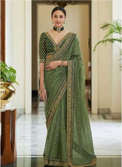Fancy Net Saree Online