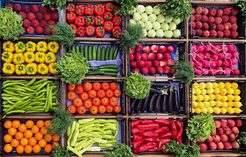 Fresh Produce Vegetables and Fruits