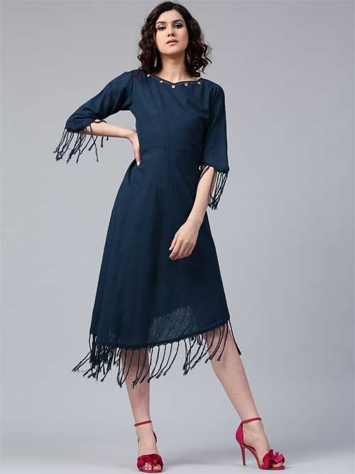 Fringed kurti Sleeve