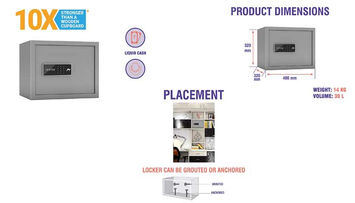 Godrej 30 liters Safe Digital Locker
