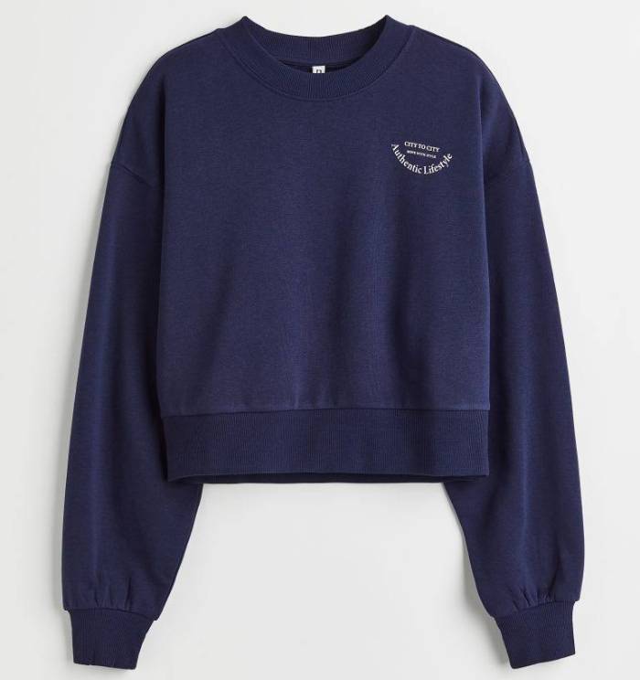 H&M - Crop Sweatshirt