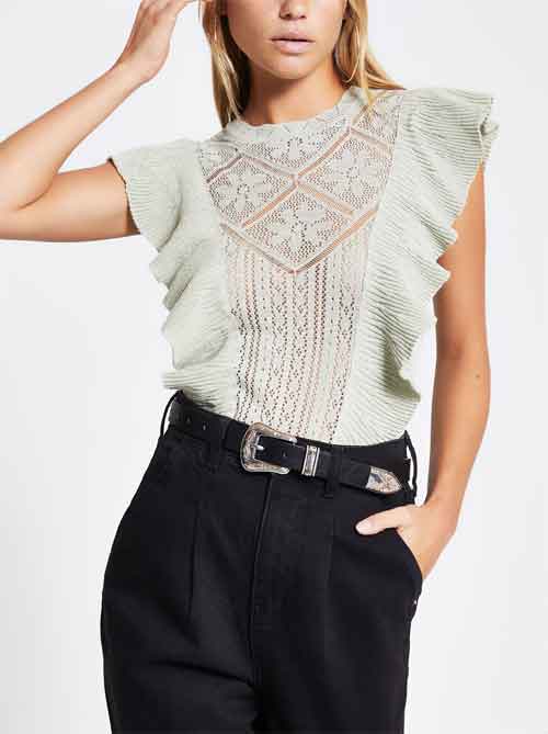 knitted freel blouse design