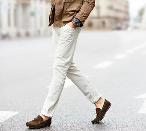 LOAFERS WITH CHINOS