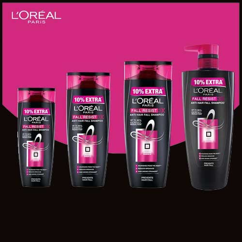 LOreal Paris Fall Resist 3X Anti-Hair Fall Shampoo