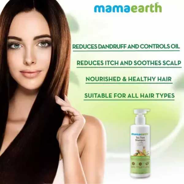 Mama earth tea tree hostile to dandruff Shampoo