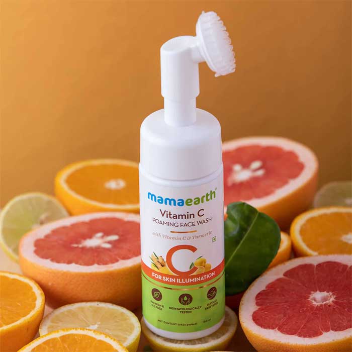 Mama Earth Vitamin C facewash for men