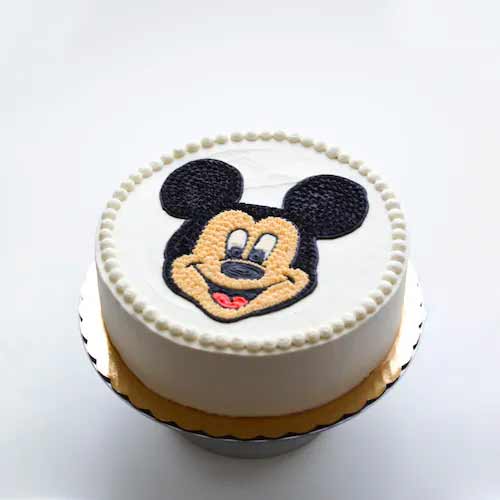Mickey mouse angel food cake design