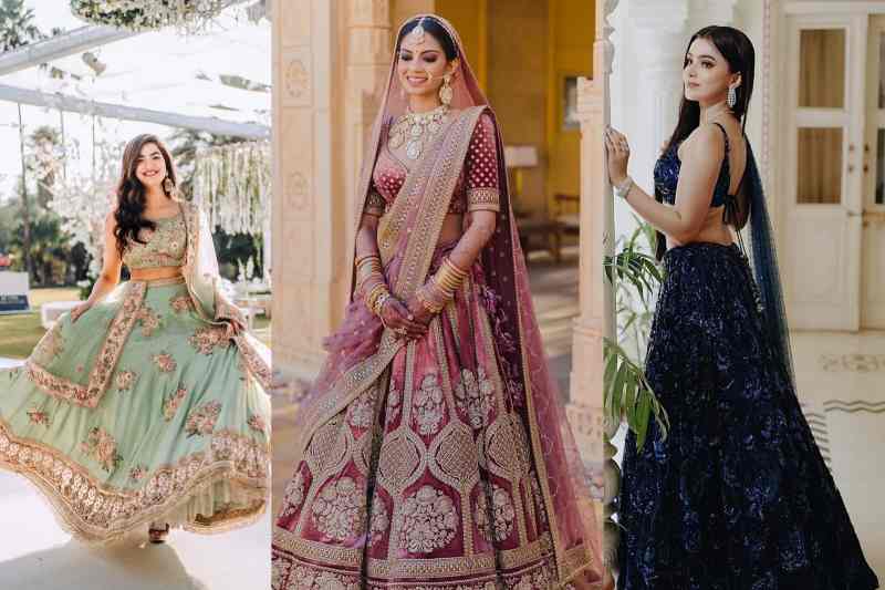 Mixture Of A Colour Palette on Lehenga