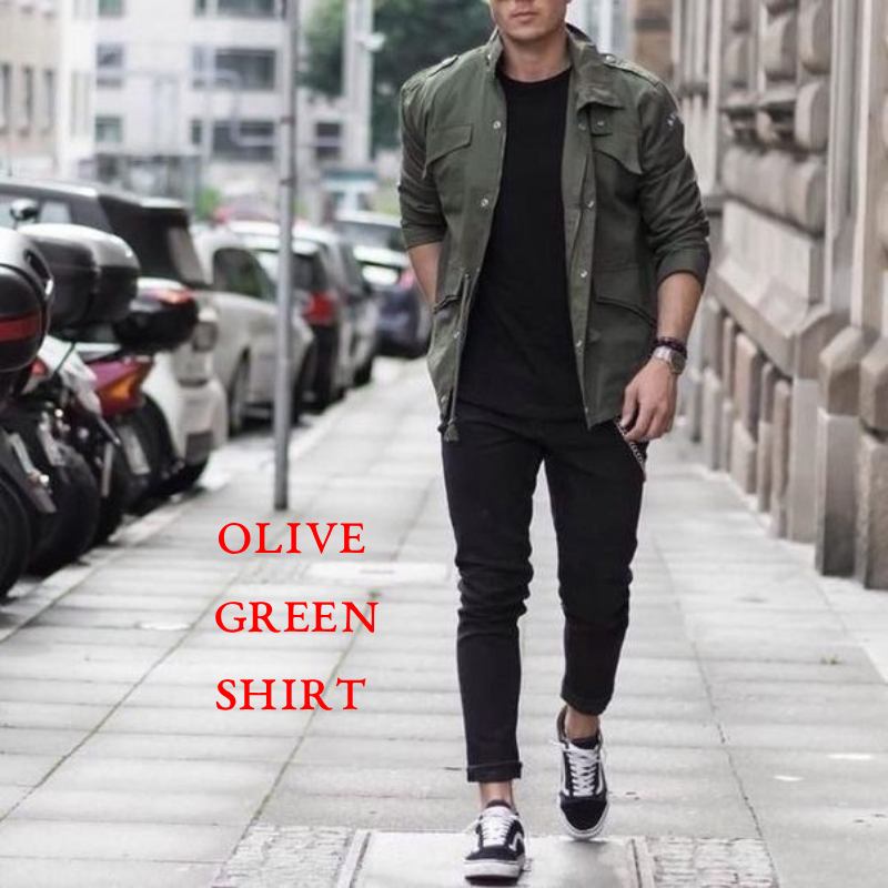 Olive Green Shirt