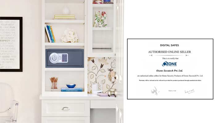 Ozone electronic locker for home