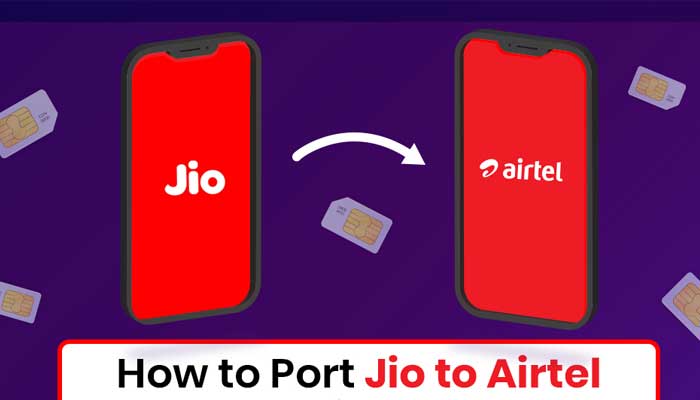 Port From Jio to Airtel