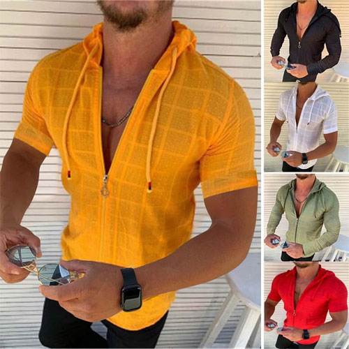 hooded T-shirts for men